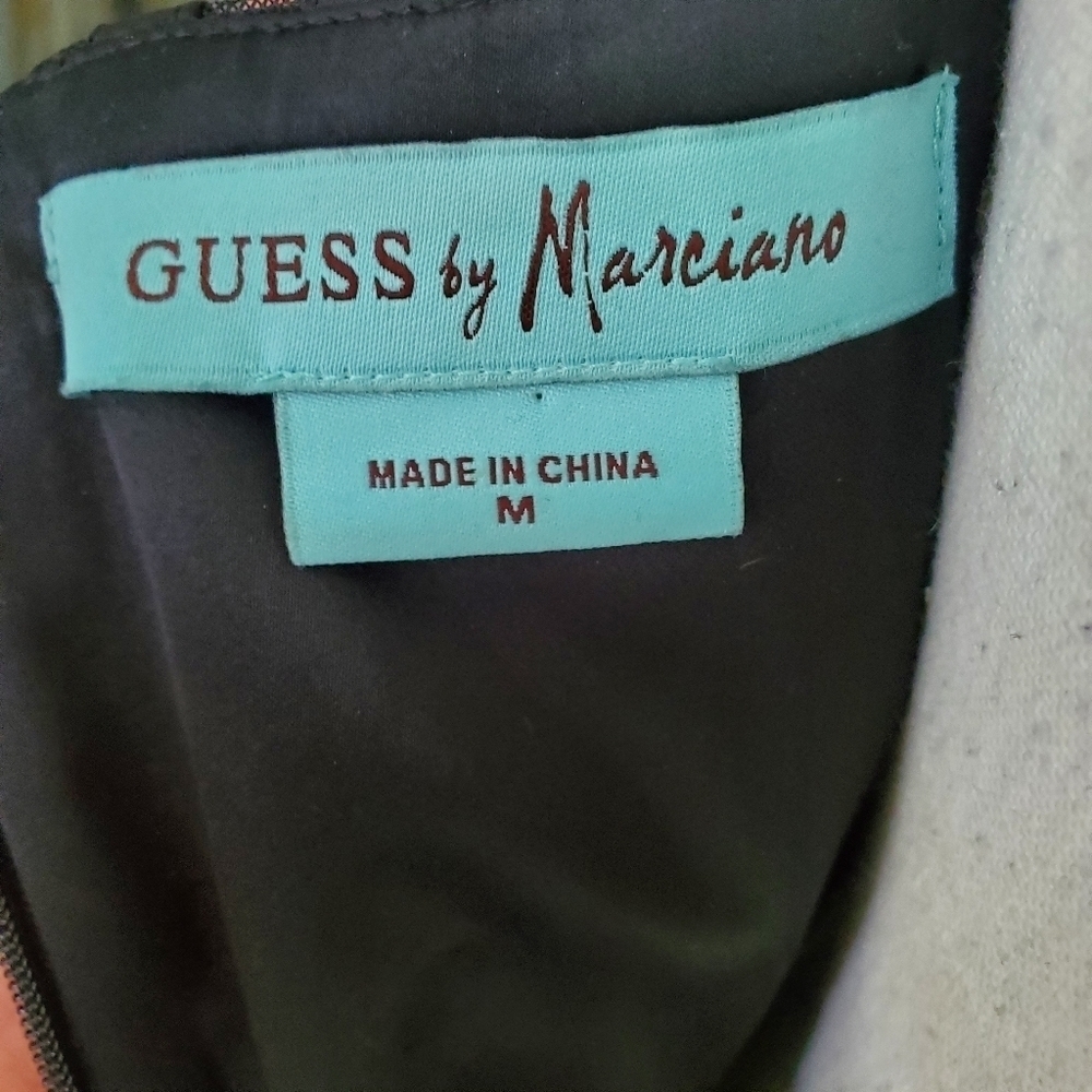 Guess by Marciano Mesh Frill Black Dress - Picture 9 of 10